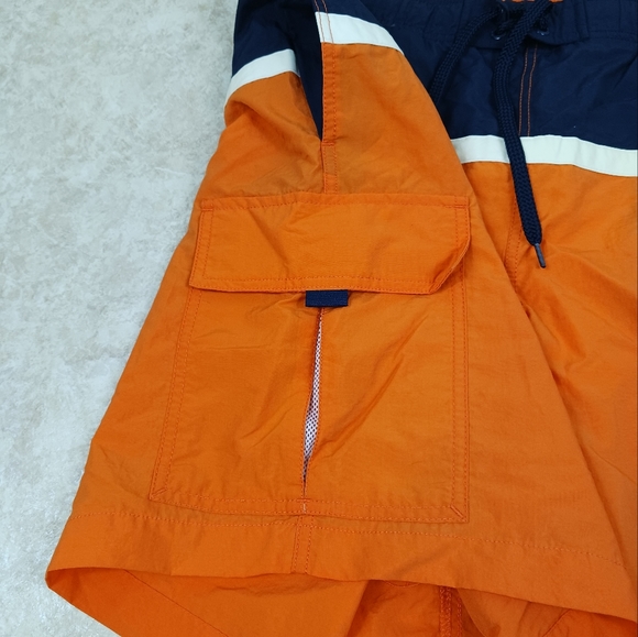 NAUTICA Colorblock Swim Trunks Men's Medium Lined Drawstring - Picture 3 of 8